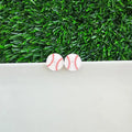 Glitter Baseball Studs