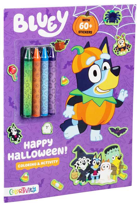 Bluey Colortivity: Happy Halloween!