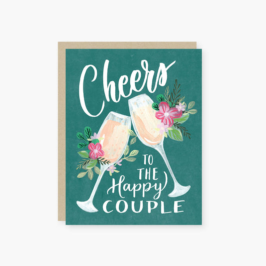 Cheers to the happy couple