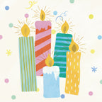 Colorful Birthday Candles Pop‑Up Birthday Card