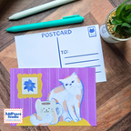 Cats & Cups Postcard Pack