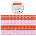 Embossed Letters Kiss Cut PET Tape -