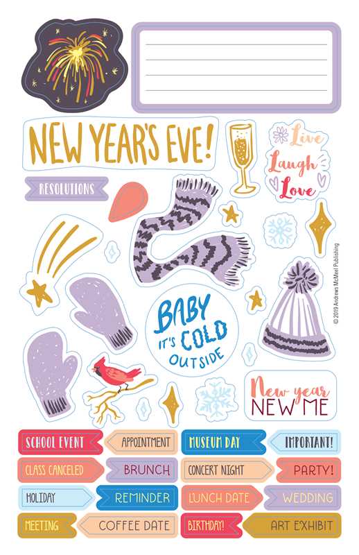 Posh: Calendar Stickers by Andrews McMeel Publishing