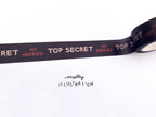 Top Secret, No Peekies Decorative Washi Tape
