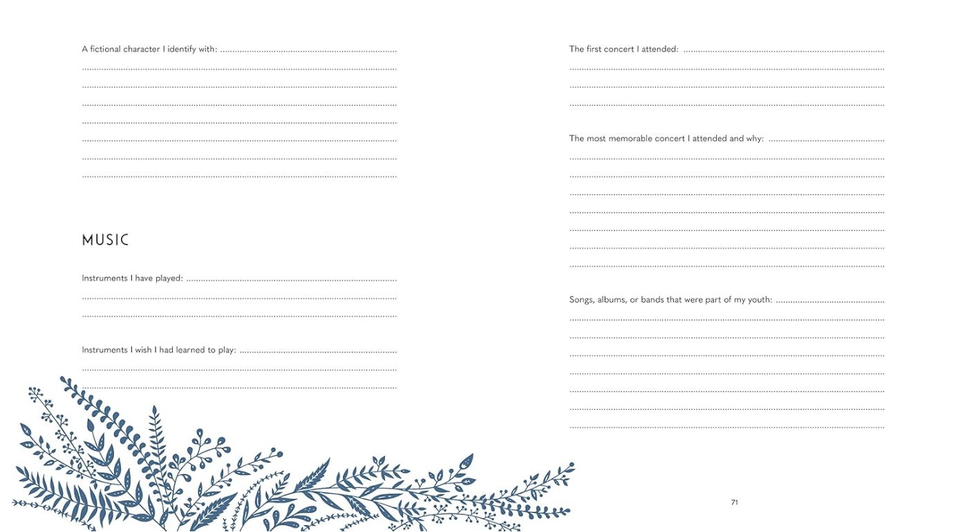 This Life of Mine: A Legacy Journal