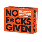No F*cks Given 2026 Daily Desktop Calendar