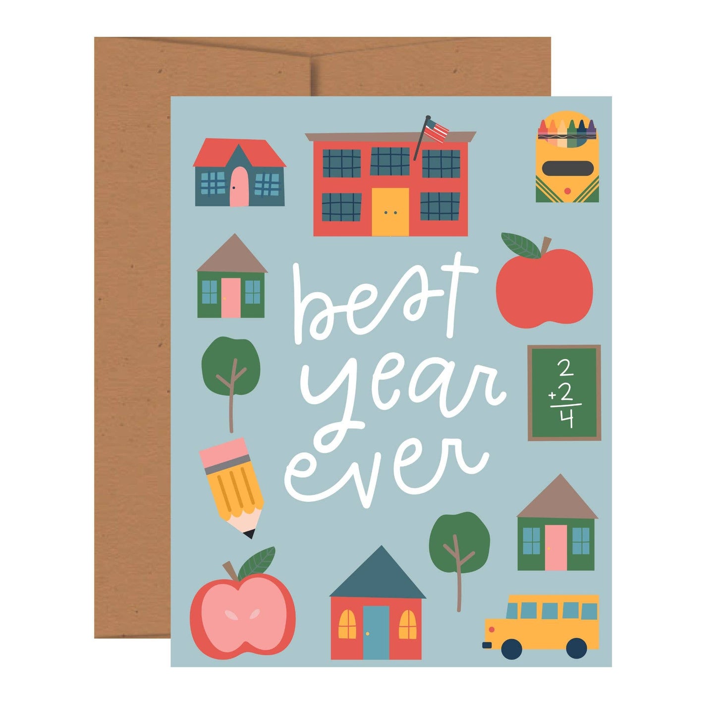 Best Year Ever School Teacher Greeting Card