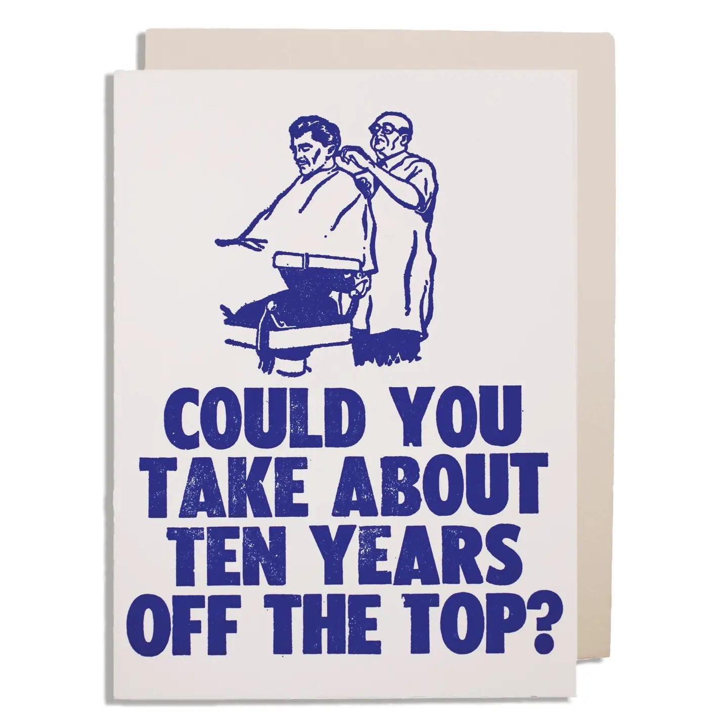 Off the Top Birthday Card