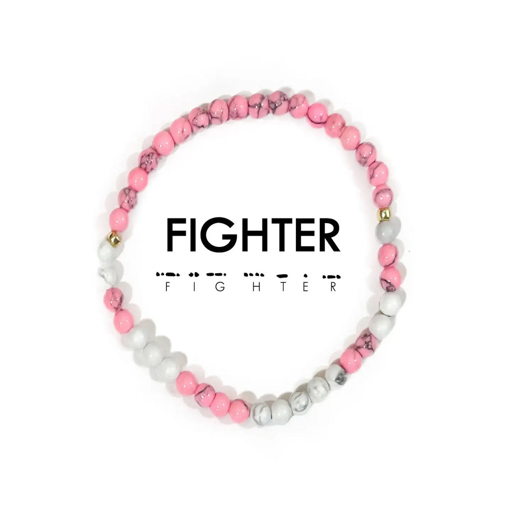 Morse Code Bracelet - Fighter