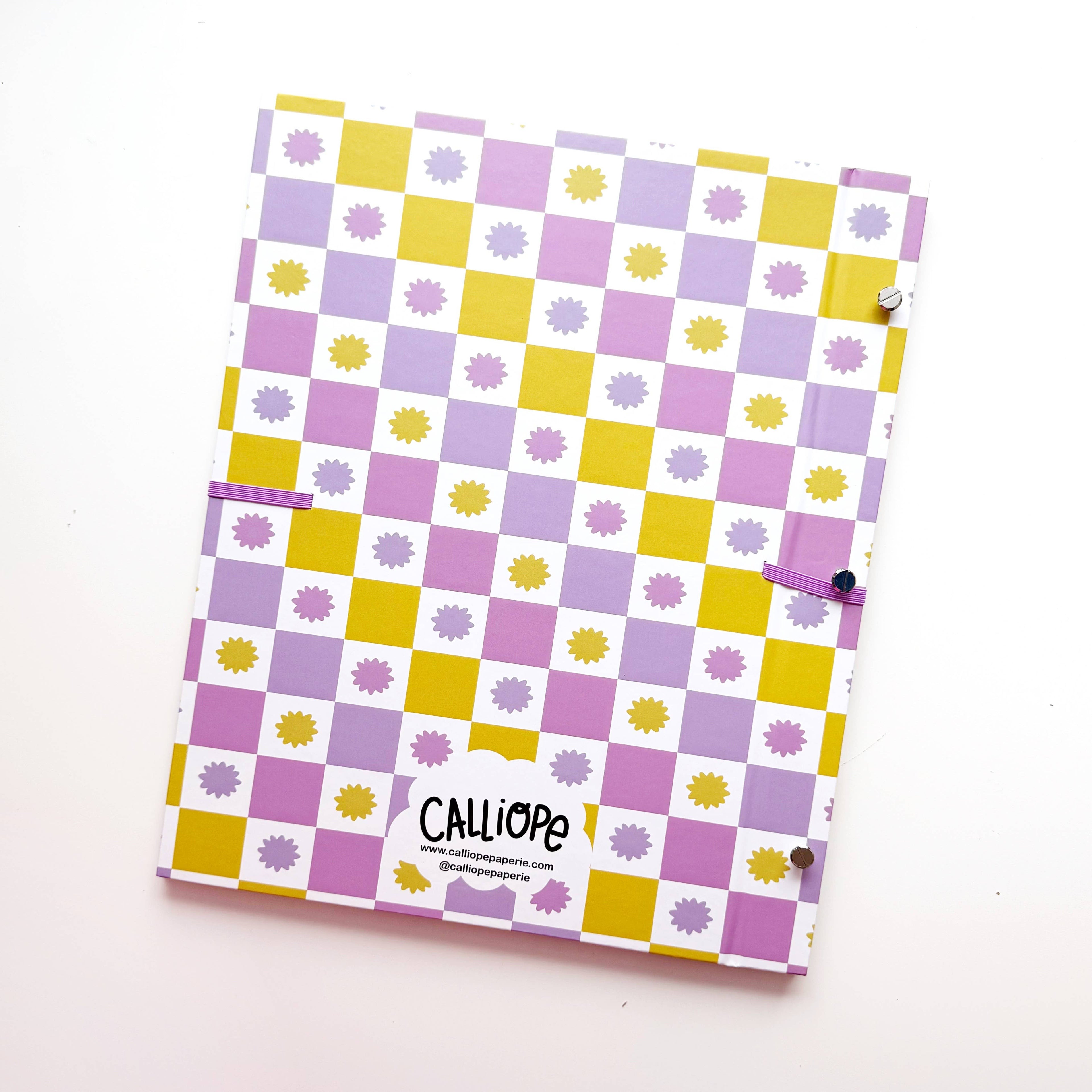 Checks & Stars Art Journal
