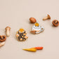 Cozy Fall Picnic Enamel Pin Set