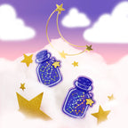 Bottle of Stars Holographic Sticker