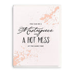 Masterpiece Letterpress Encouragement Card