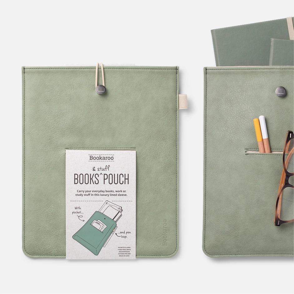 Bookaroo Books & Stuff Pouch- Fern
