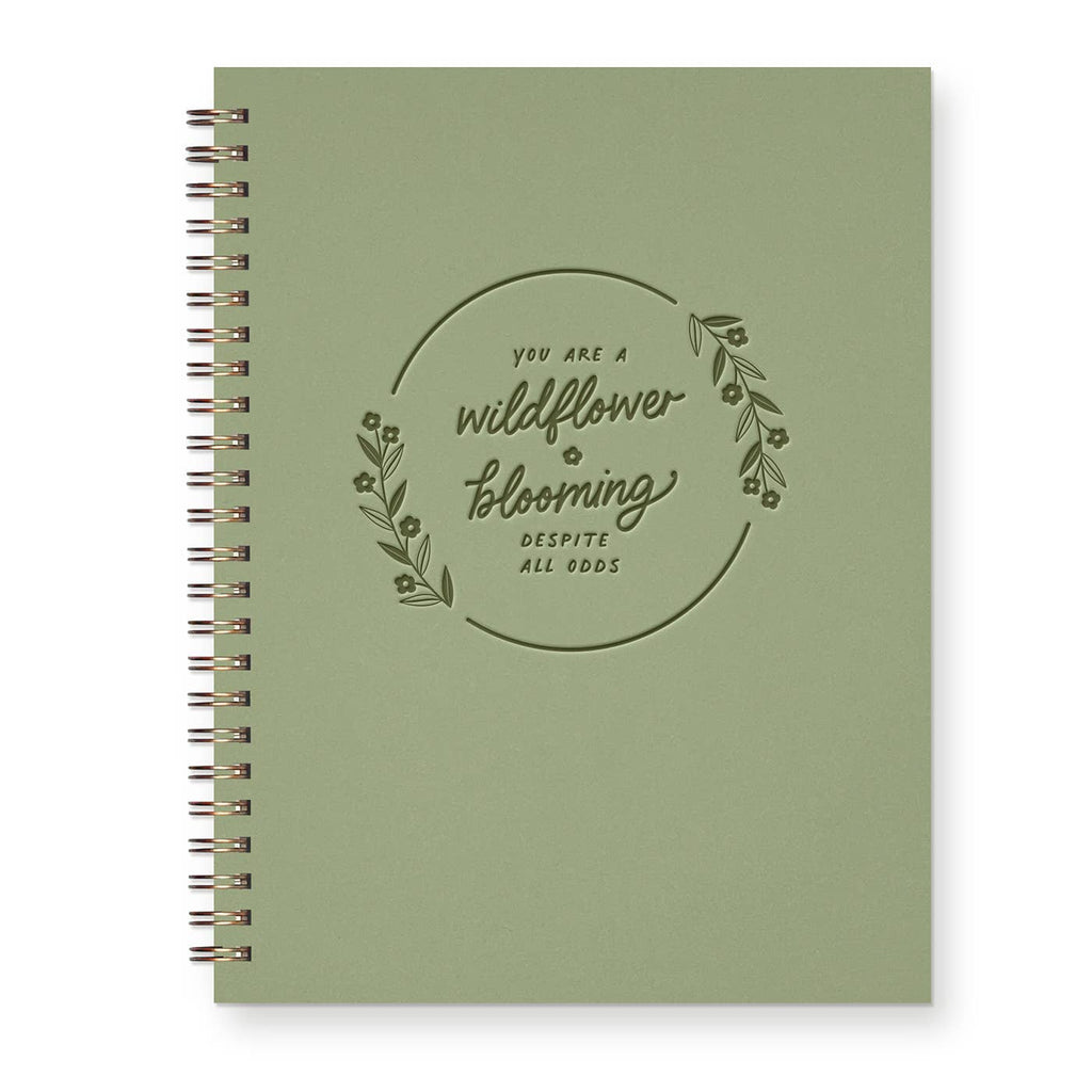 Wildflower Blooming Journal: Lined Notebook