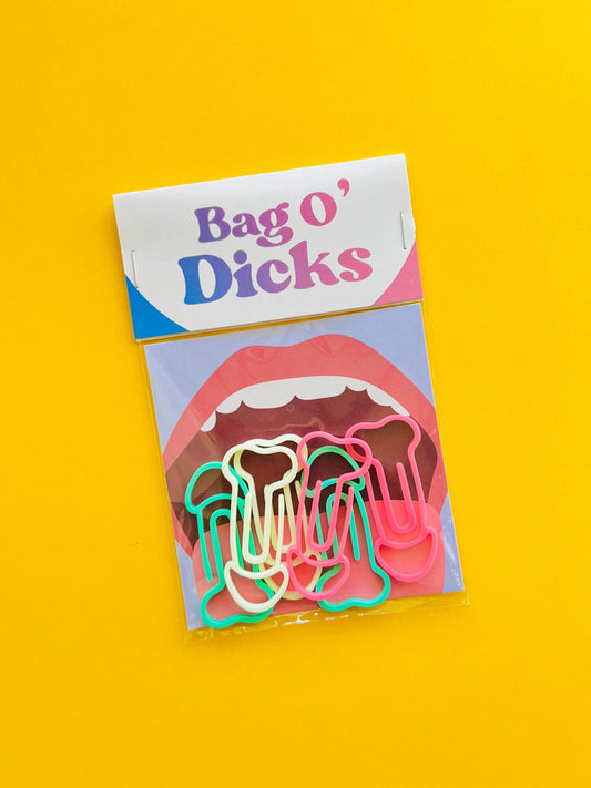 Bag O' Dicks Cockclips: Pink