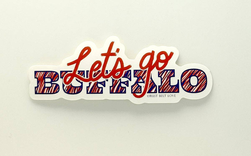 Let's Go BUFFALO Bills Sticker