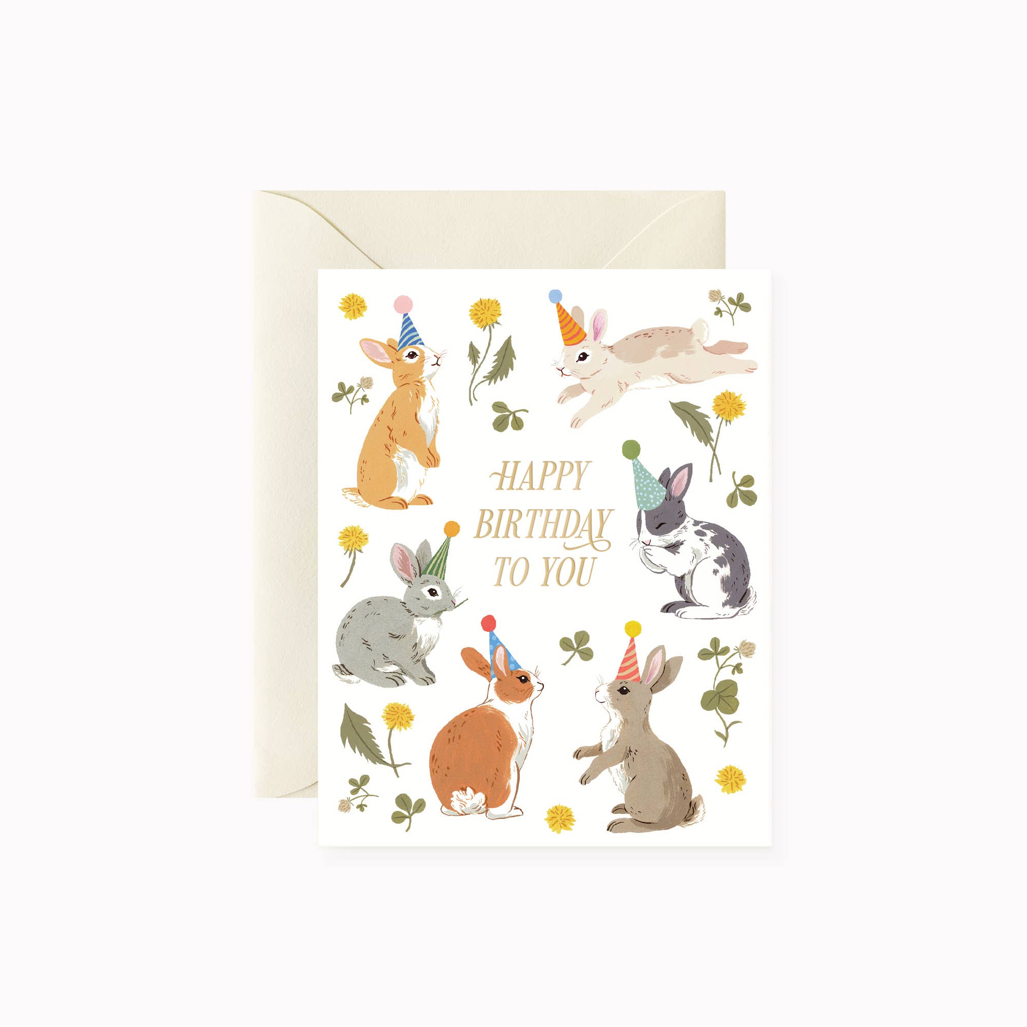 Bunnies Birthday Card