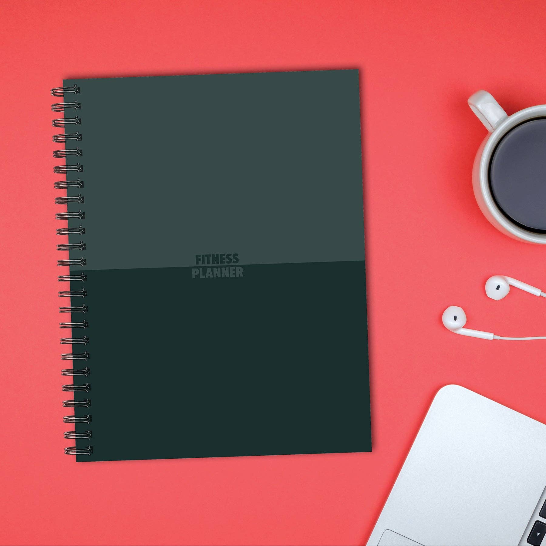 Undated Monthly Fitness Planner 8.5" x 11"