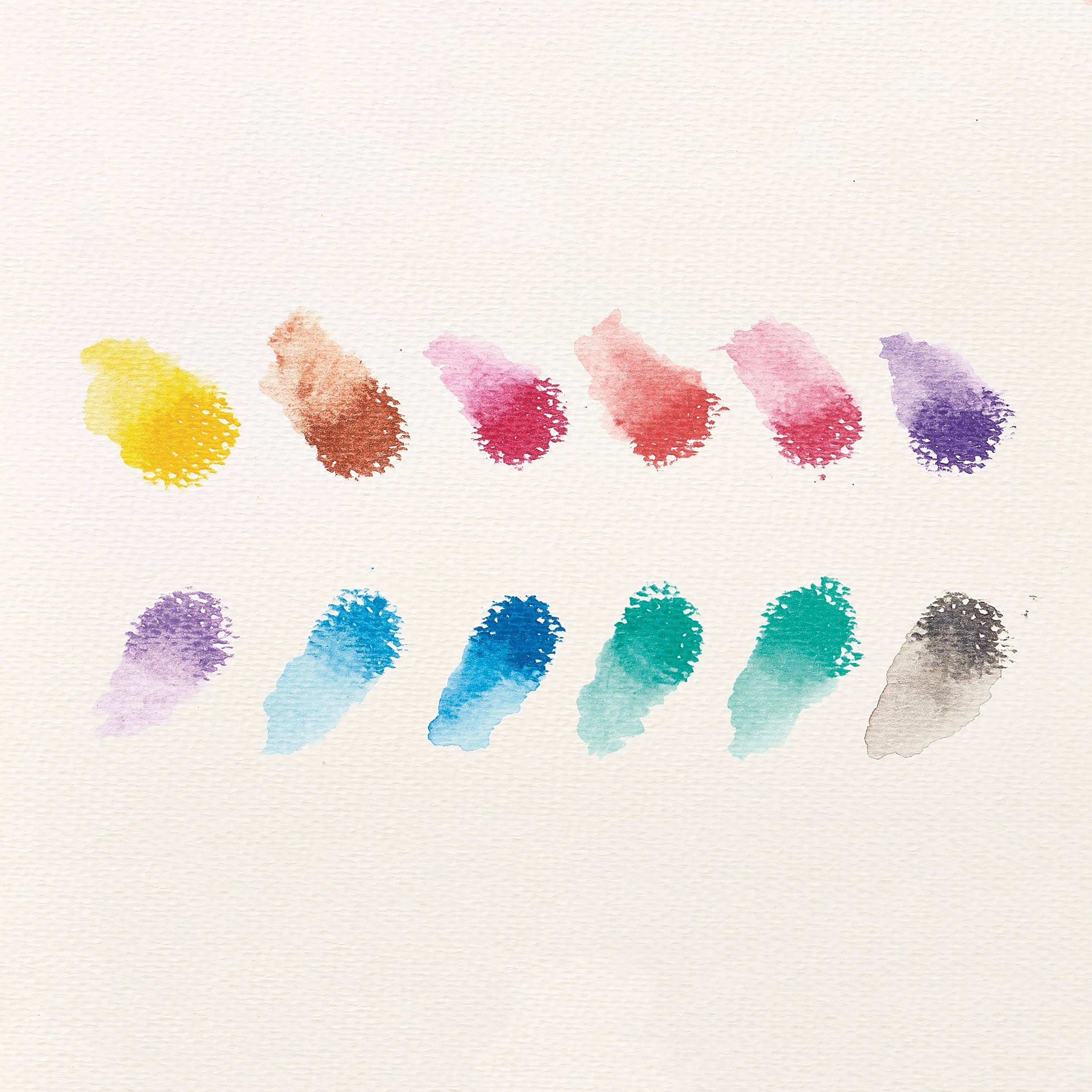 Rainbow Sparkle: Watercolor Gel Crayons (Set of 12)