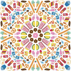 Jammin' Junk Food Sticker Burst
