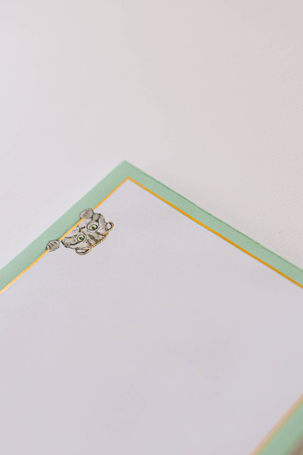 Sneaky Cats on the Border Notepad