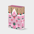 Pink Gingerbread House  - Gift Bag