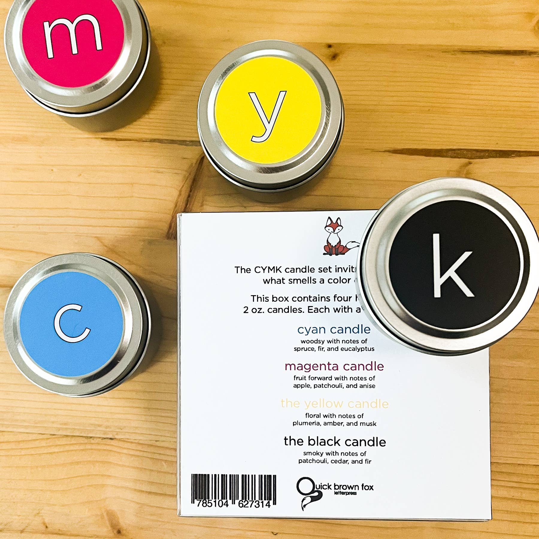 CMYK Candle Set