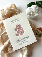 Remembering Your Mom With You Today Letterpress Card