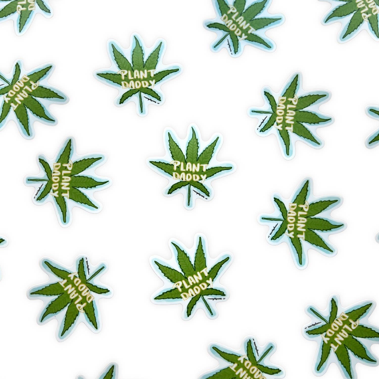 Cannabis Plant Daddy Sticker