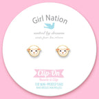 Lovely Lamb Cutie Clip-On Earrings
