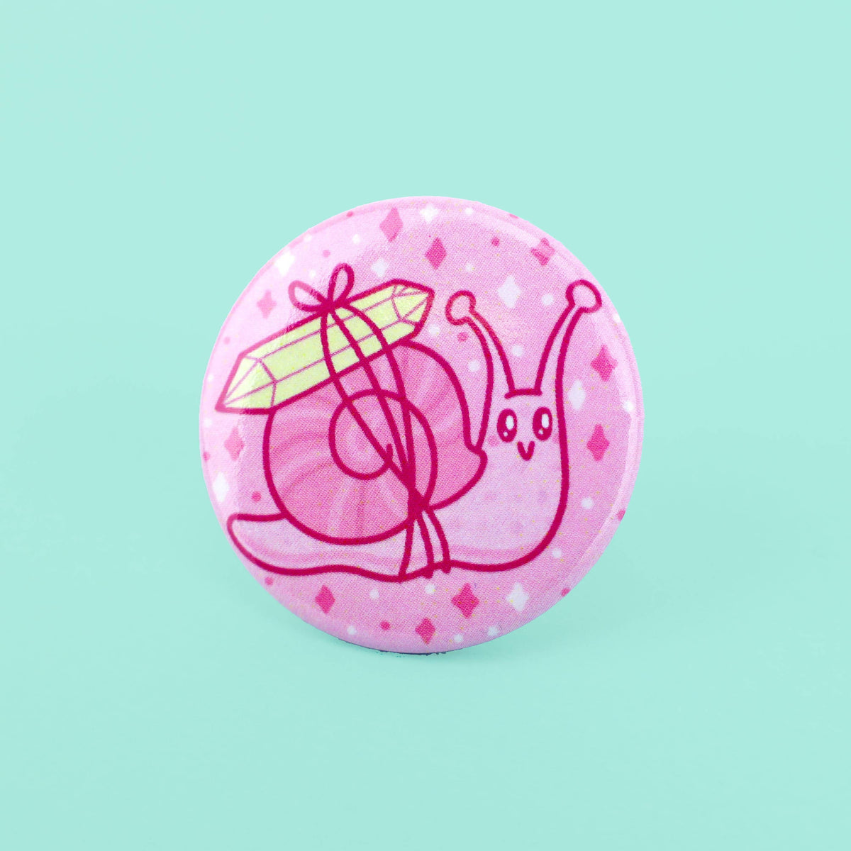 Crystal Snail Button