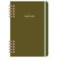 Green Spiral Planner - 2027 Calendar Year