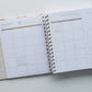 Floral Checks 2026 Hardcover Planner