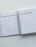 Floral Checks 2026 Hardcover Planner