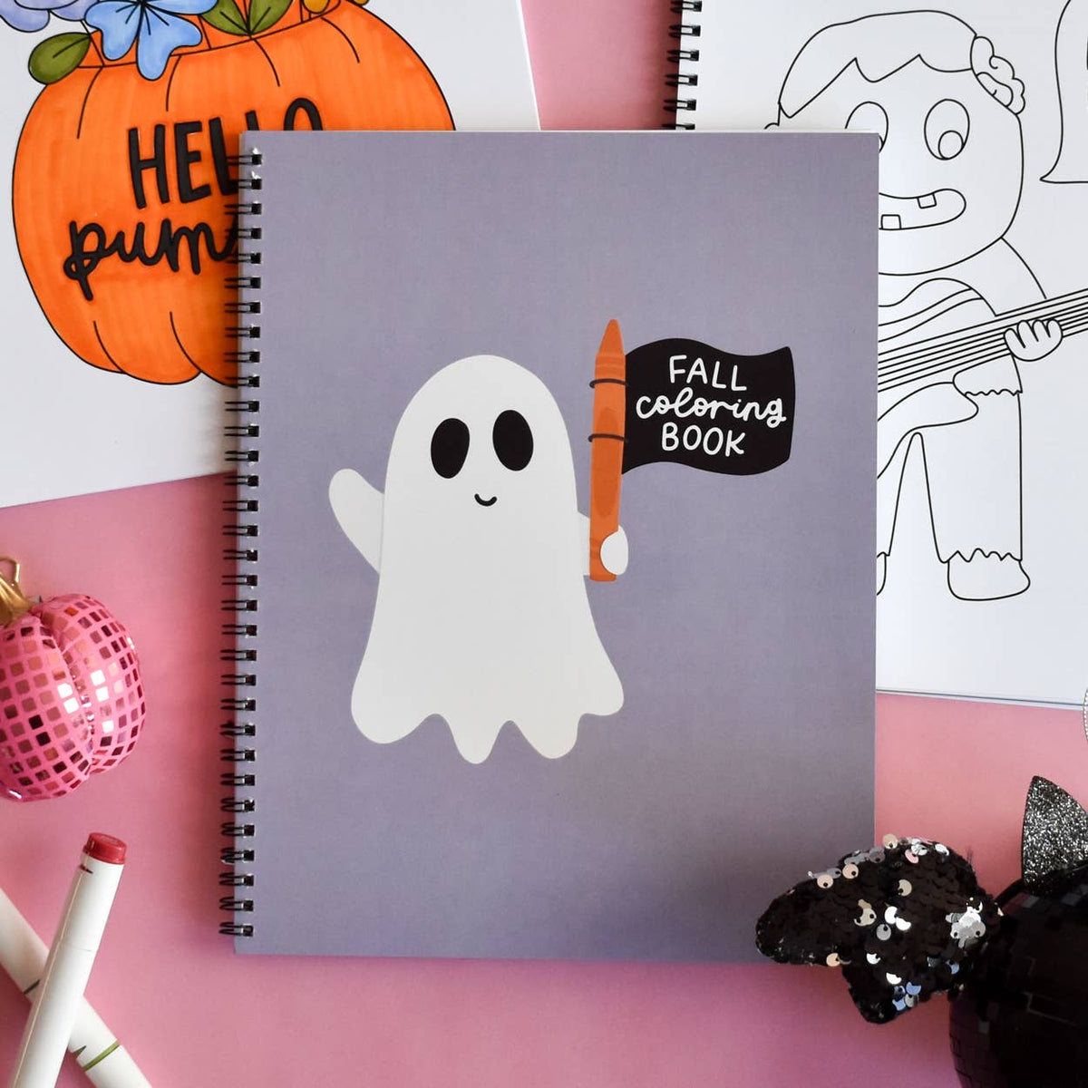 Fall Coloring Book | Halloween and Ghosts
