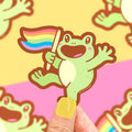 Rainbow Flag Frog