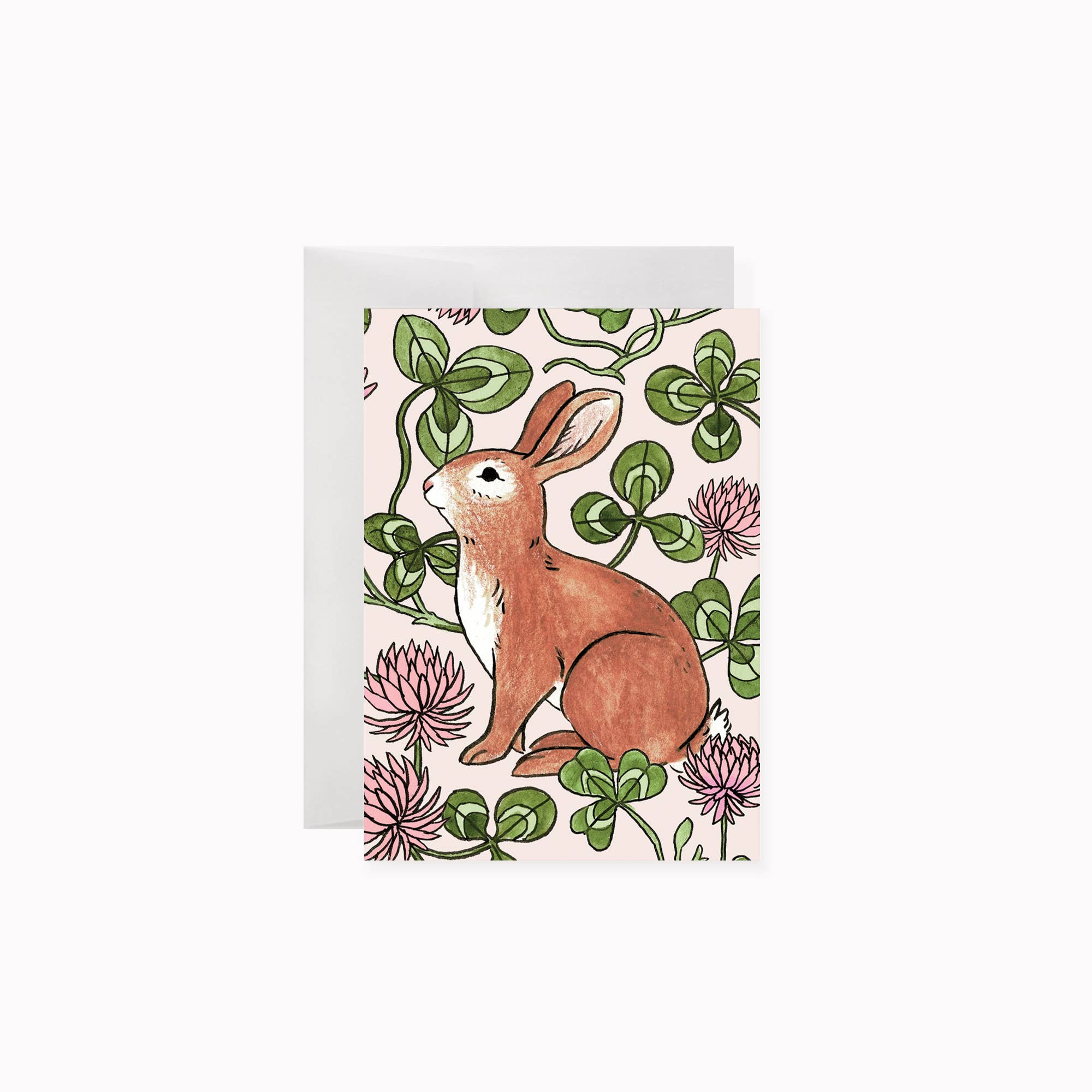 Bunny and Clover Card