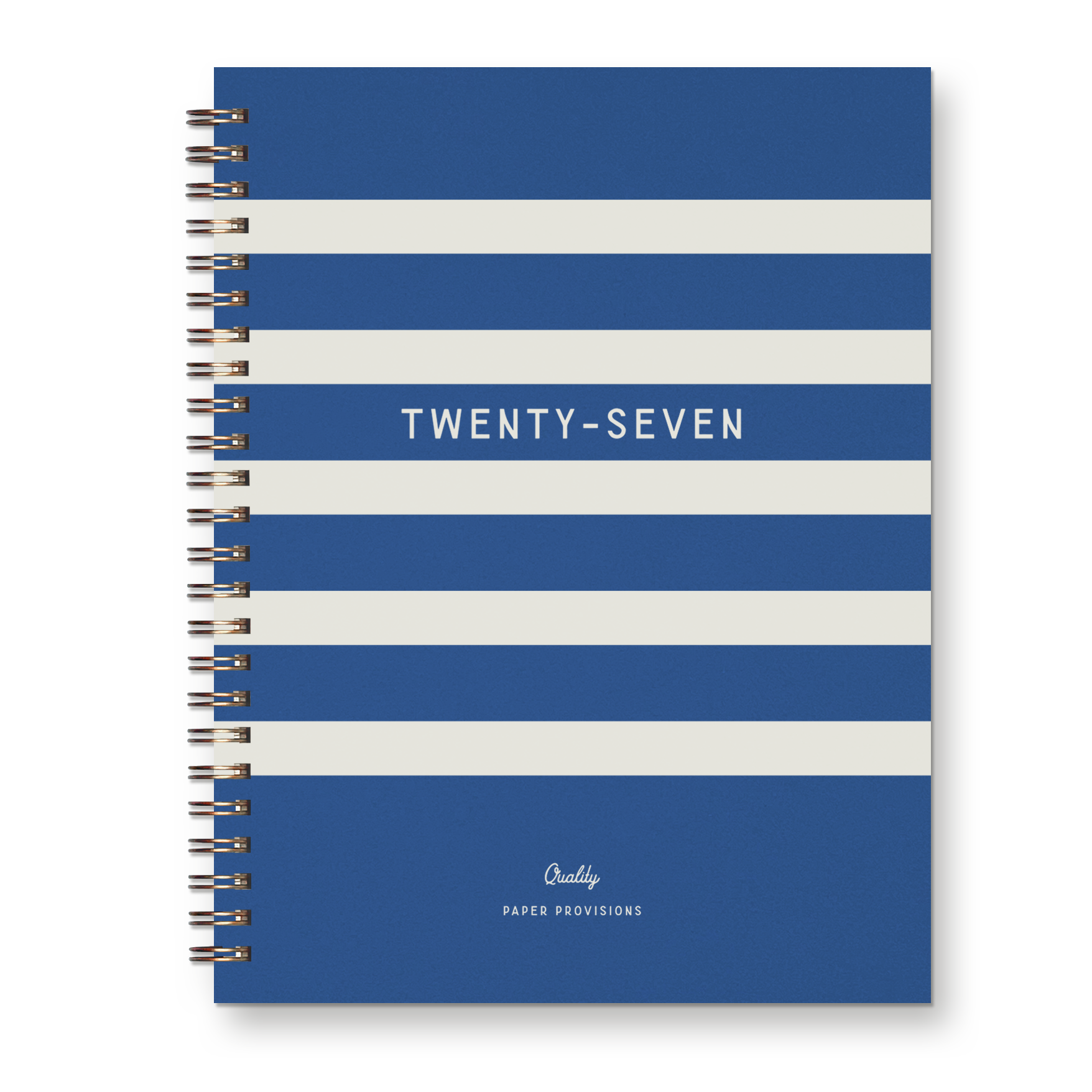 2027 Horizontal Striped Dated Planner : Calendar Year