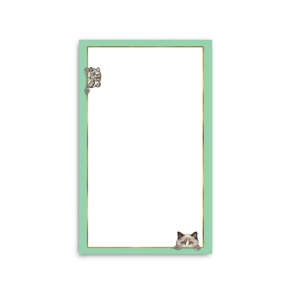 Sneaky Cats on the Border Notepad