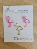 Flamingo Paper Clips
