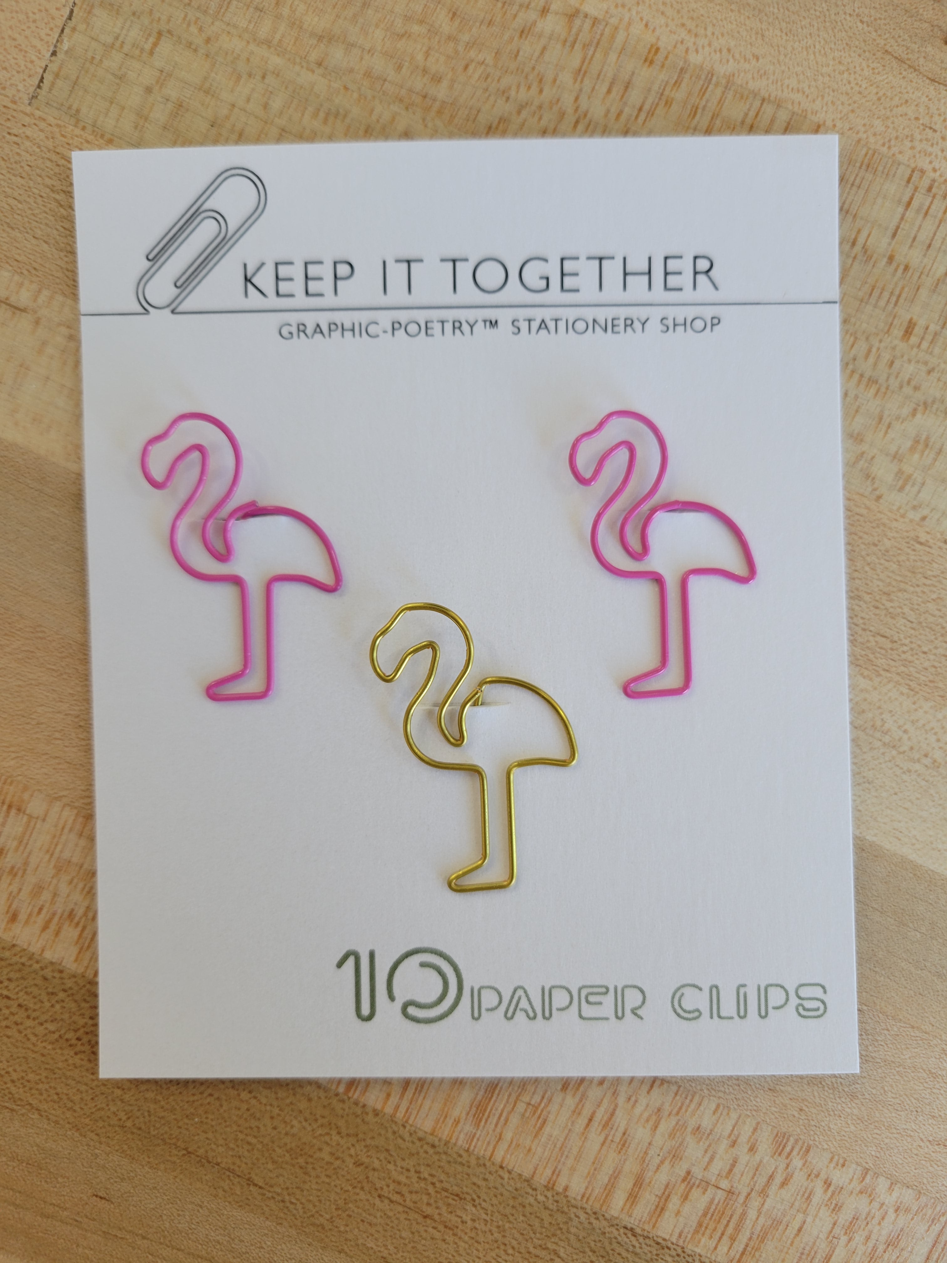 Flamingo Paperclips