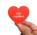 Font Size Matters Sticker