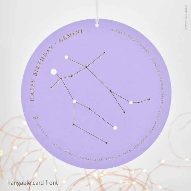 Birthday Constellation Cards