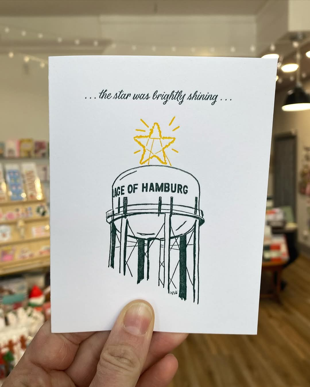 Hamburg Village Star Holiday Card