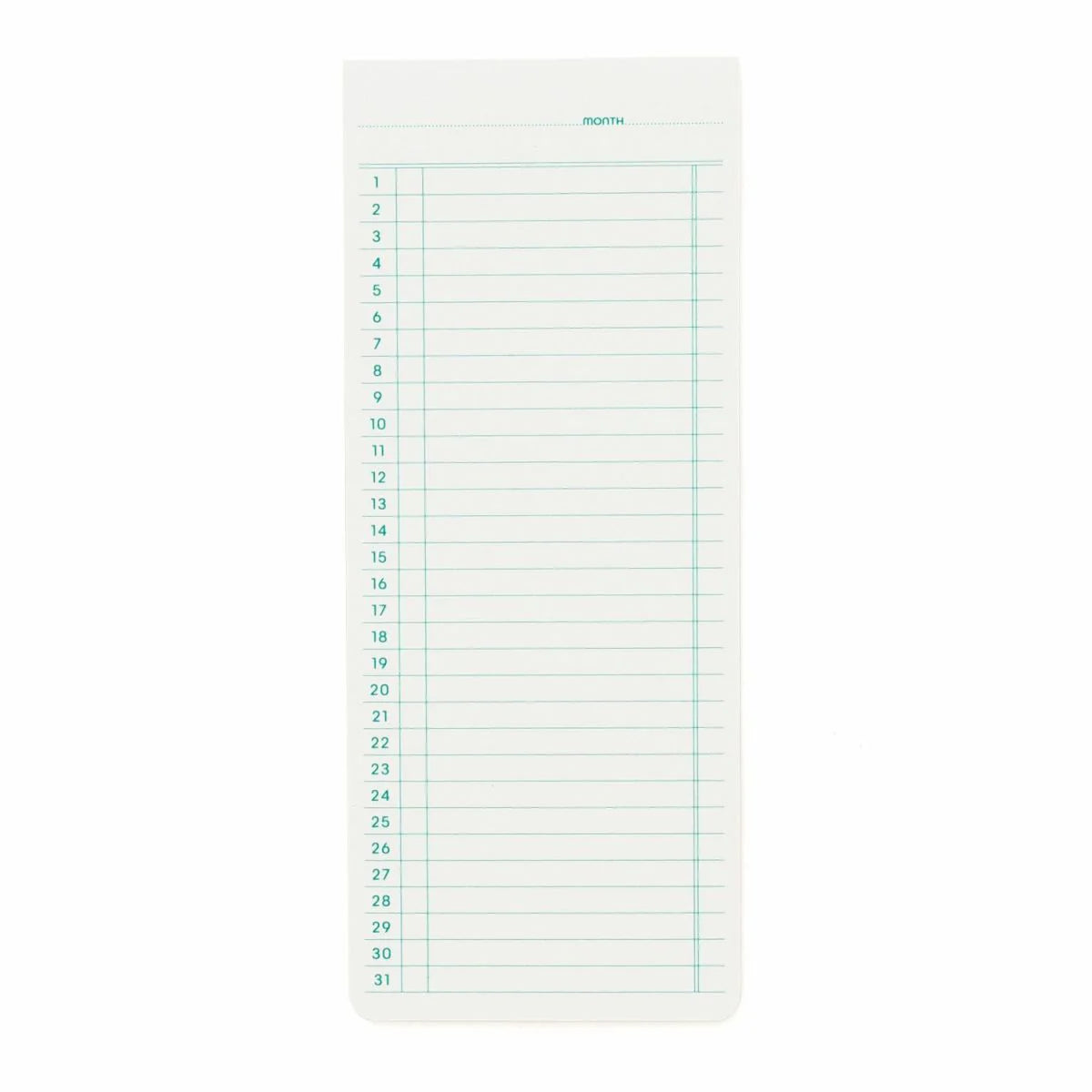 Sticky Memo Pad Monthly Planner
