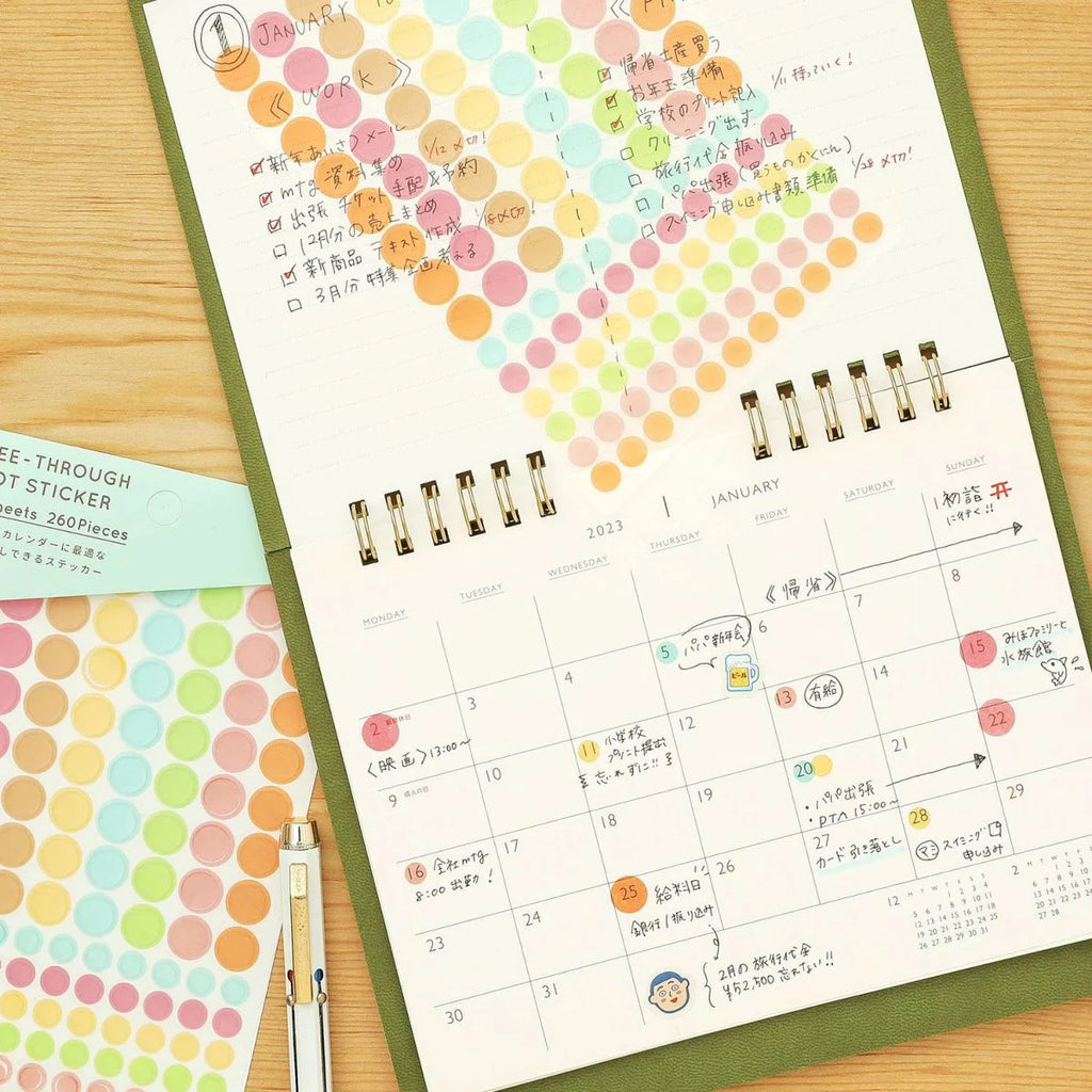 See-Through Dot Sticker