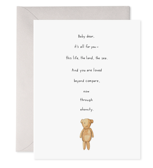 Baby Dear - New Baby Greeting Card