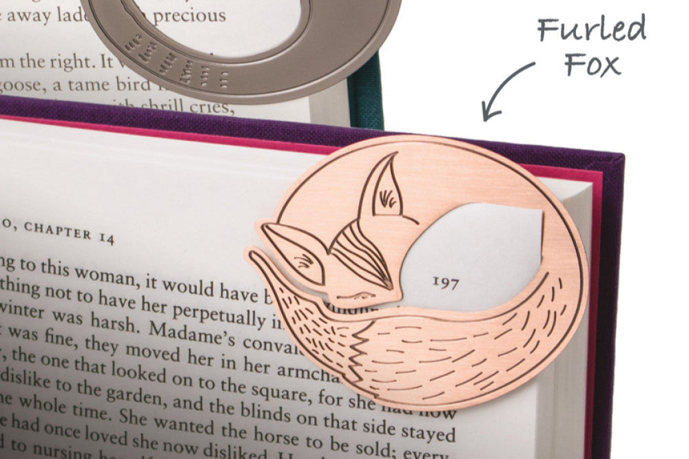 Curled Up Corners Bookmark- Furled Fox