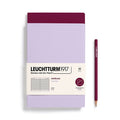 A5 Jottbook Double - Lilac and Port Red Ruled Leuchtturm1917